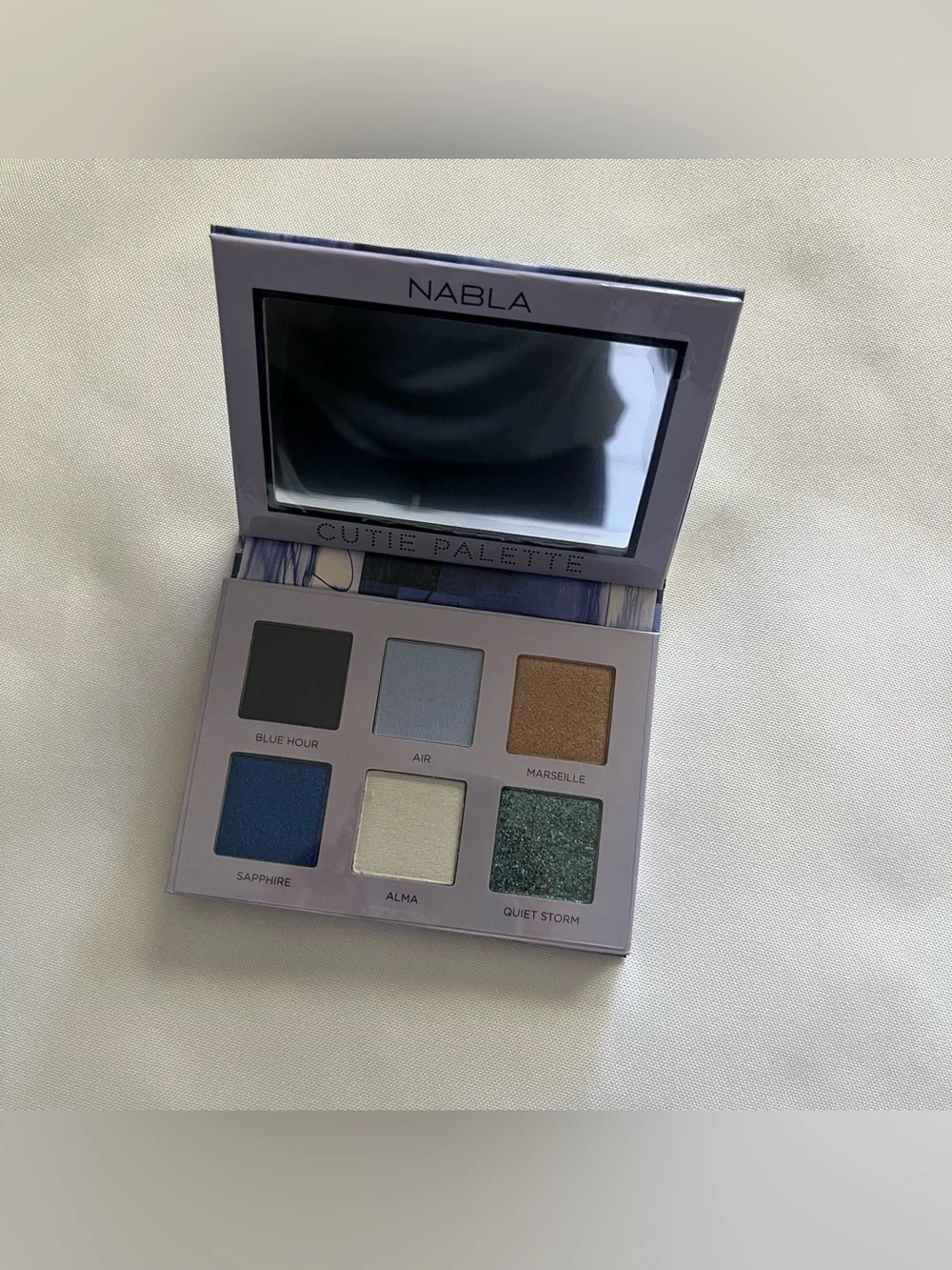 NABLA Cutie Midnight Blue Vegan 6 Pan Eyeshadow Palette Full Size NWT